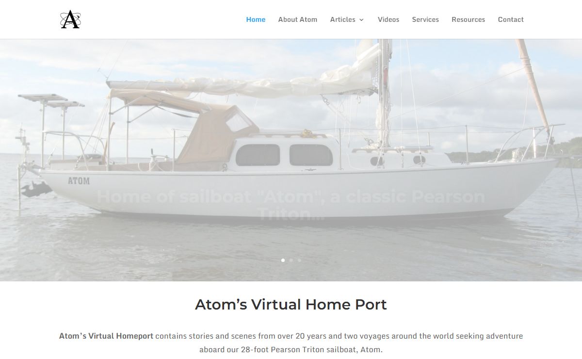Atom Voyages | Home Port for Triton "Atom" and James Baldwin