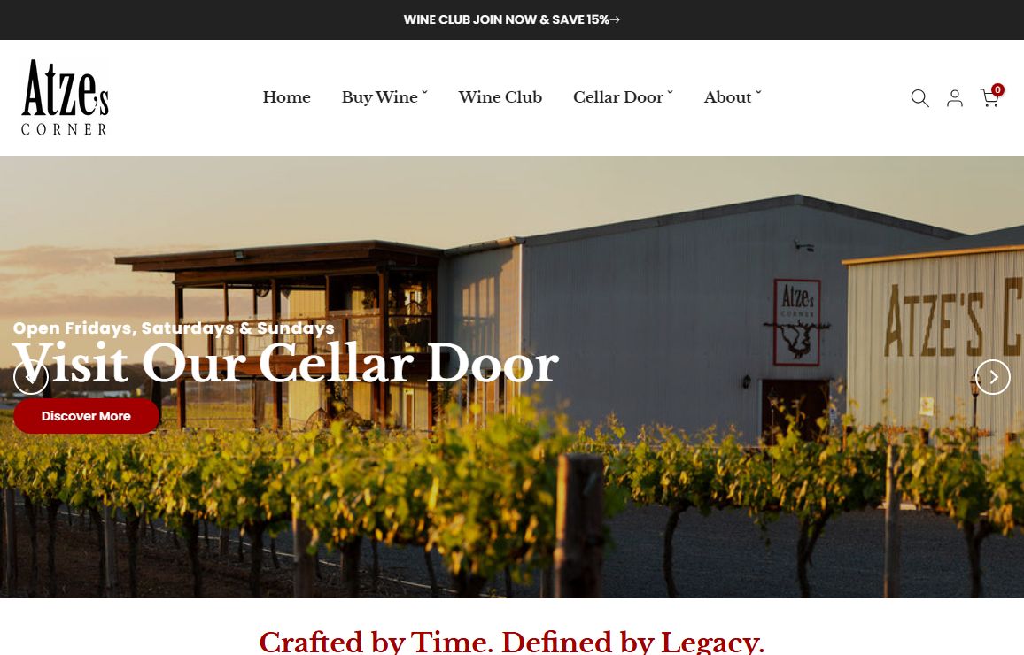 Barossa Valley Winery - Buy Wine Online Australia | Atze's – Atze's Corner Wines