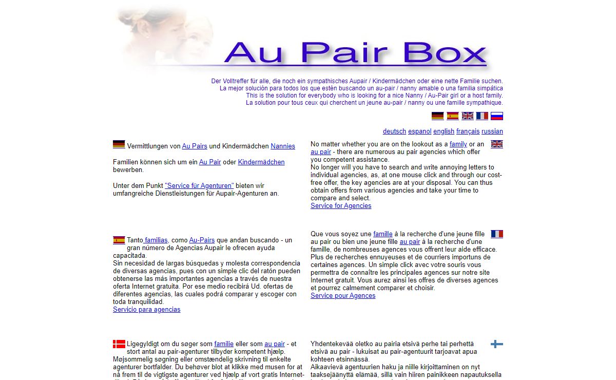 Au-Pair-Box - Au Pair Vermittlungen, Solution for aupair and host family