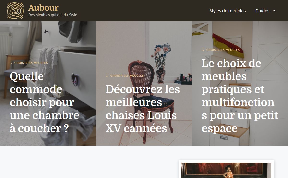 Aubour - Mobilier de Style et Caractère pour votre aménagement d'intérieur