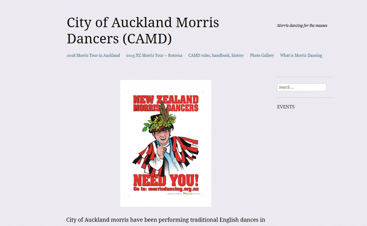City of Auckland Morris Dancers (CAMD) | Morris dancing for the masses