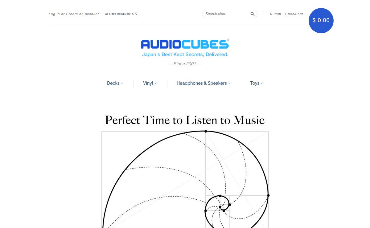 AudioCubes - Japan's Best Kept Secrets, Delivered – AudioCubes.com