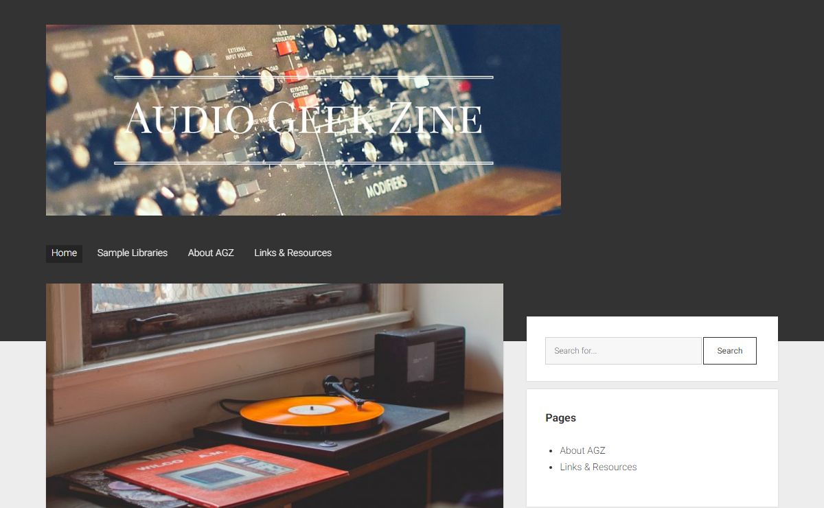 Audio Geek Zine