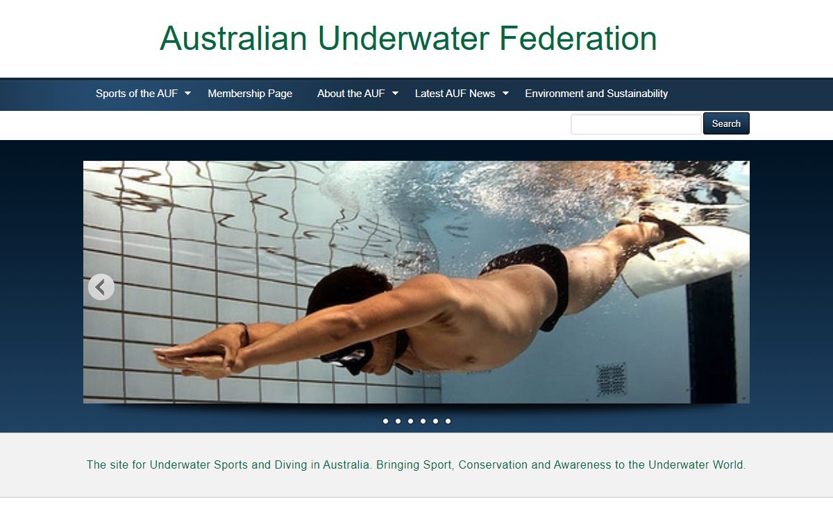 The Website of the Australian Underwater Federation — The site for Underwater Sports and Diving in Australia. Bringing Sport, Conservation and Awareness to the Underwater World.