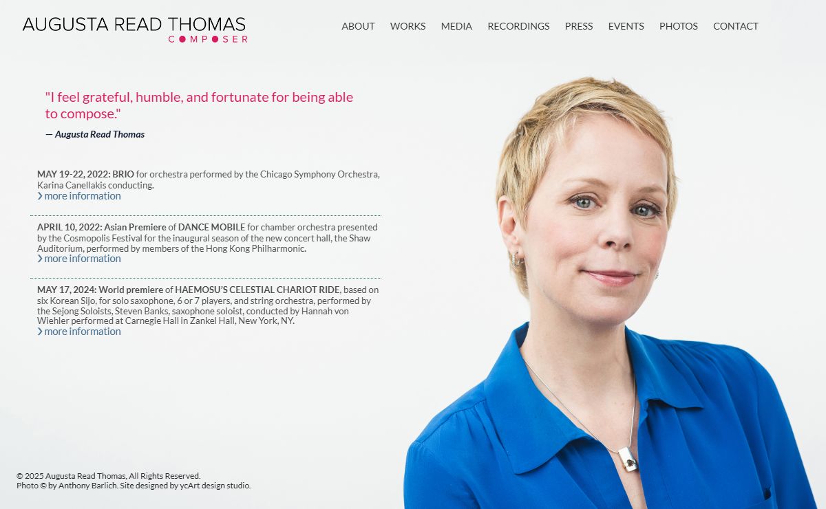Augusta Read Thomas - Composer