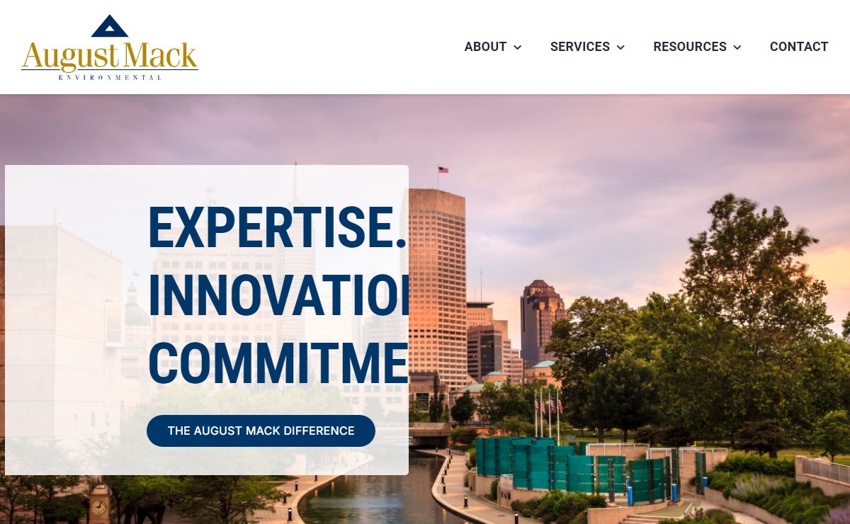 Expertise, Innovation, Commitment - August Mack Environmental