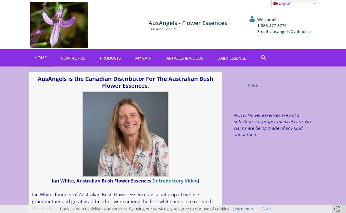 Home - AusAngels - Flower Essences