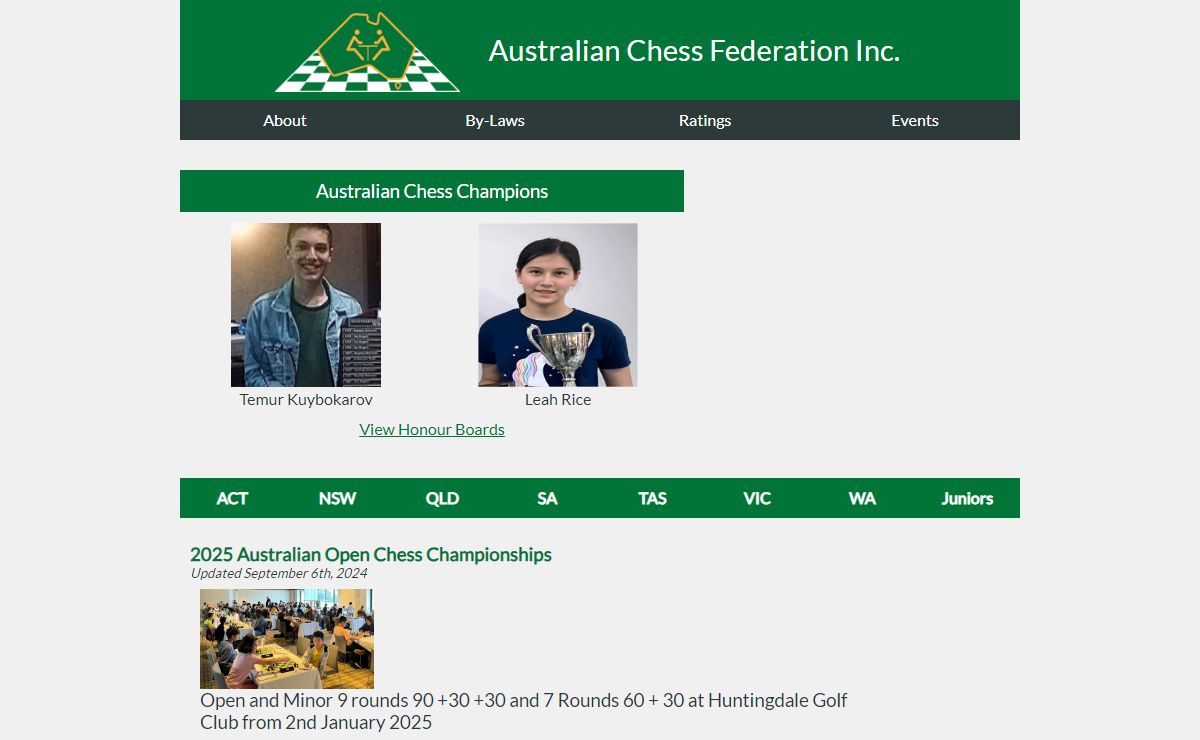 Australian Chess Federation Inc.