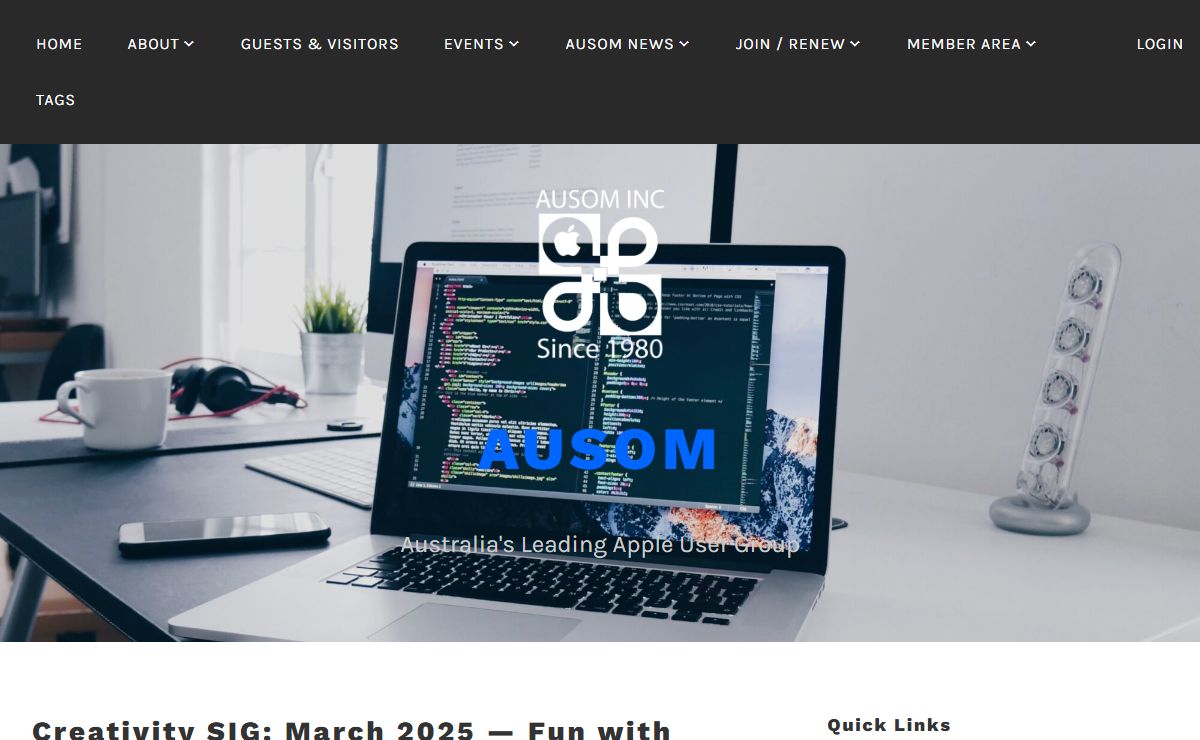 AUSOM - Australia's Leading Apple User Group