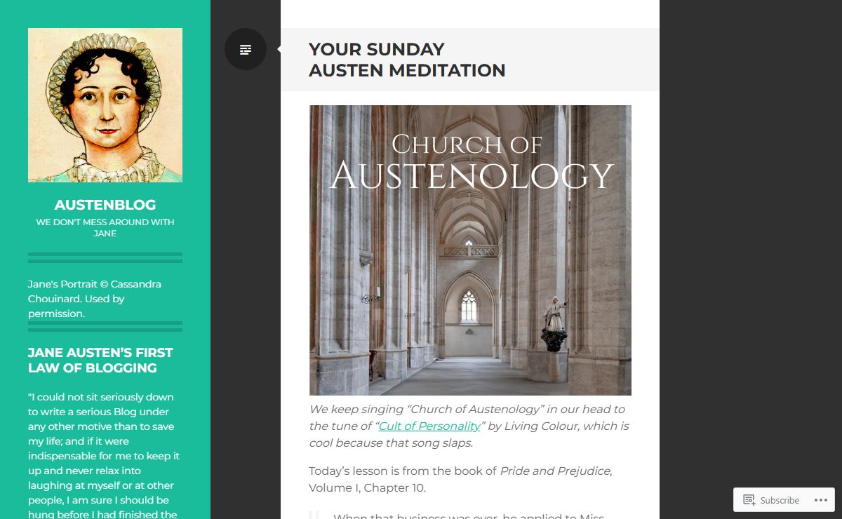 AustenBlog – We Don't Mess Around With Jane