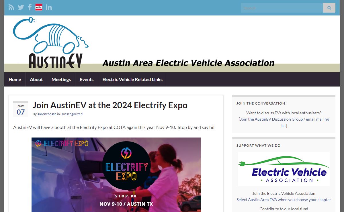 AustinEV: the Austin Area Electric Vehicle Association