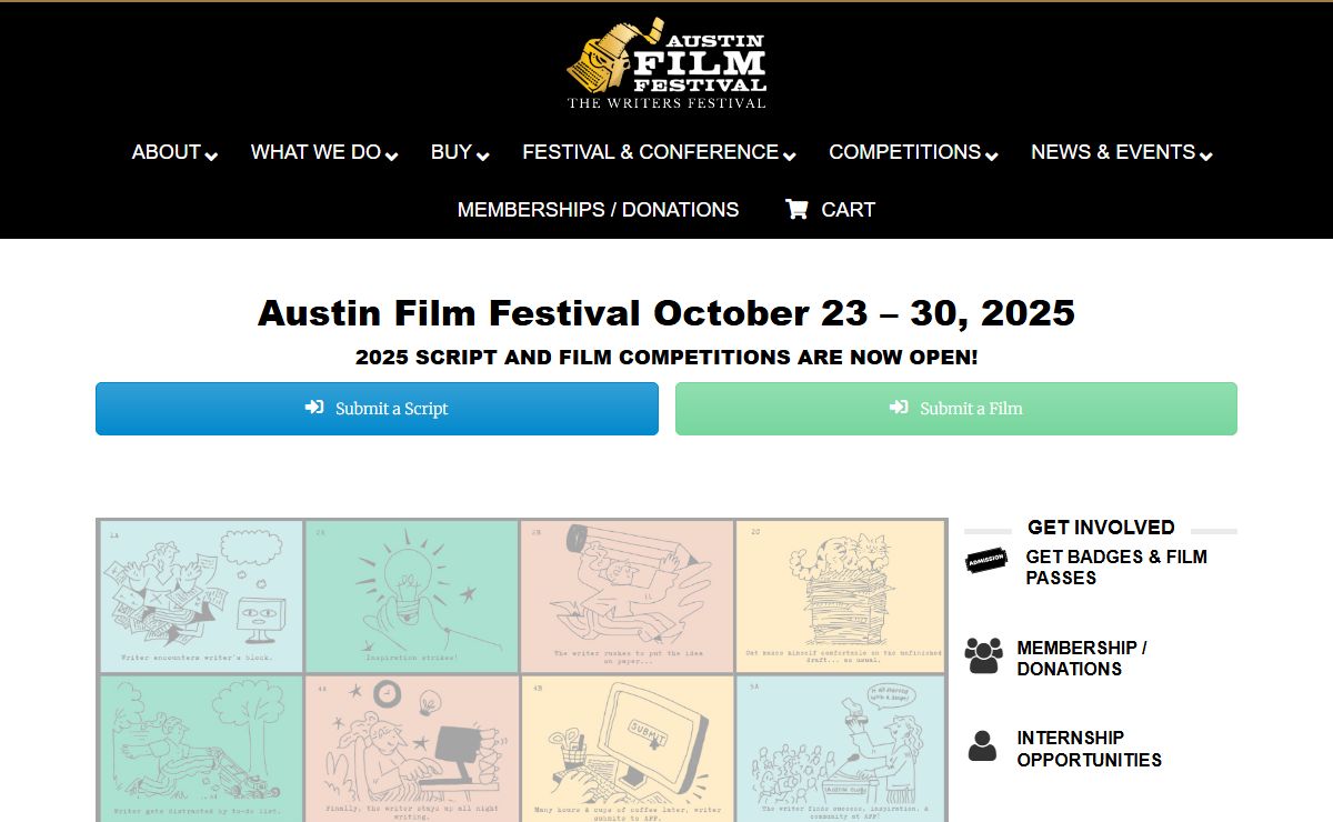 Austin Film Festival - Home - Austin Film Festival