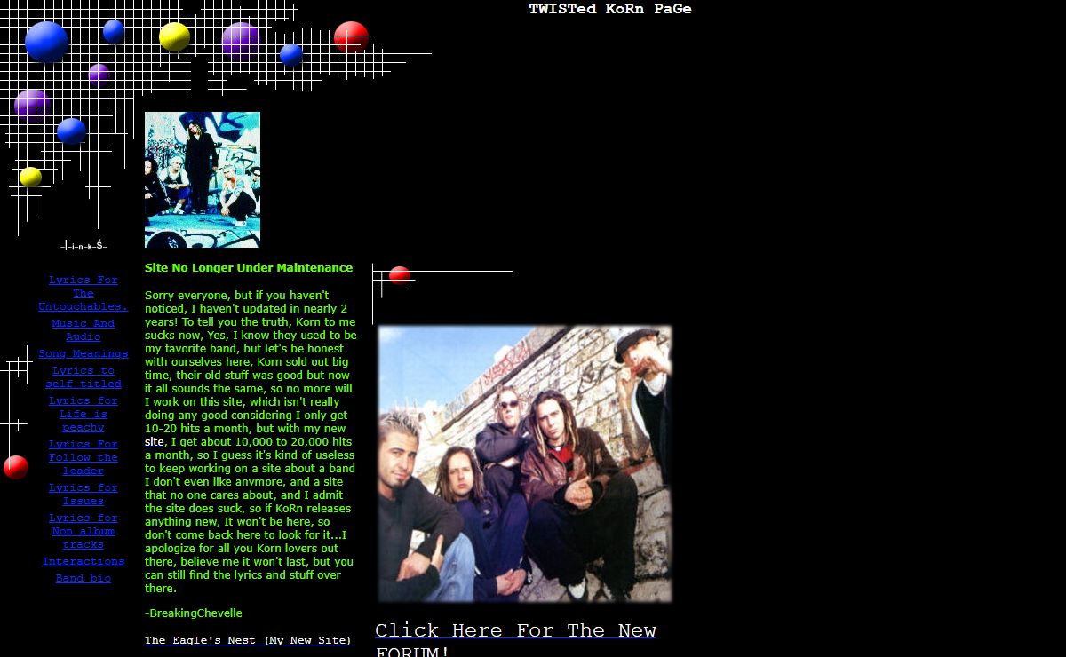 TWISTed KoRn PaGe