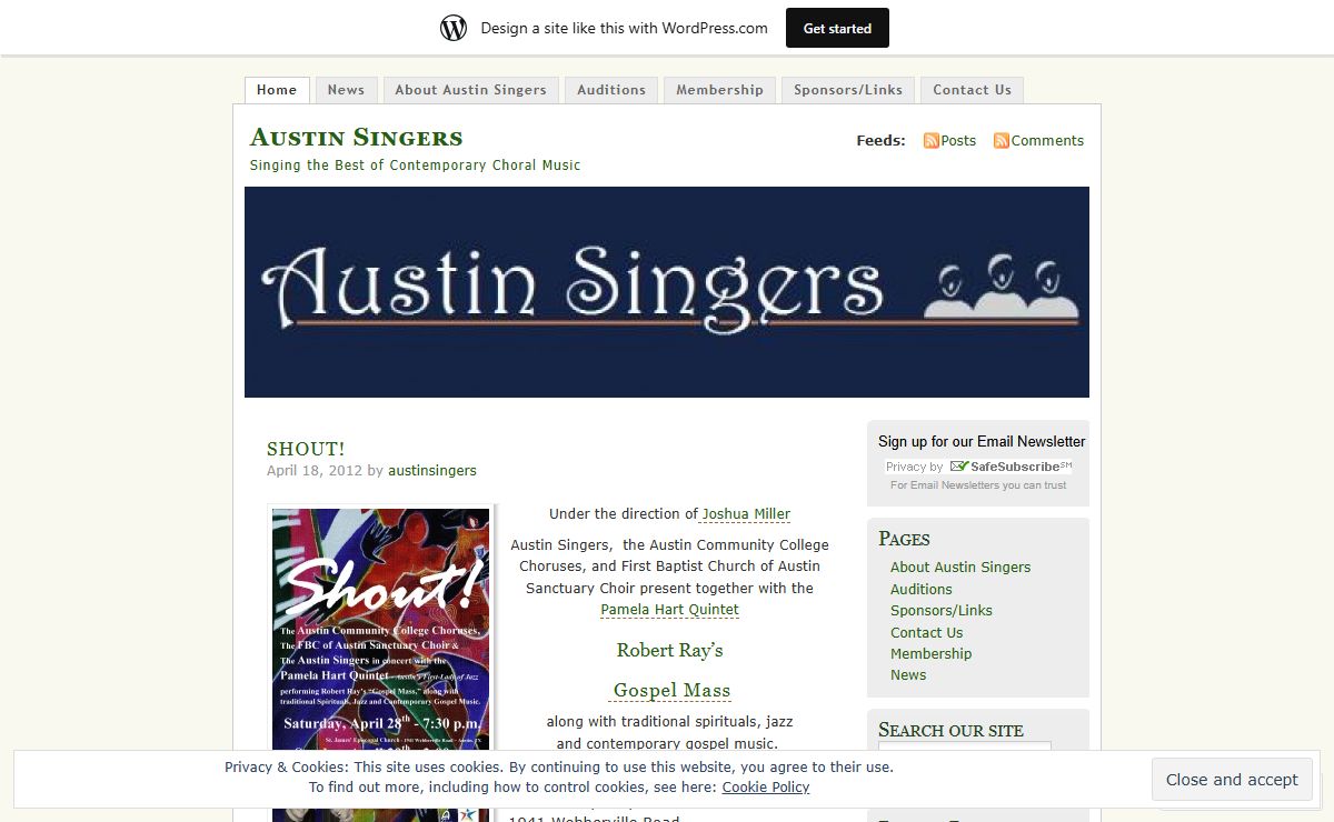 Austin Singers | Singing the Best of Contemporary Choral Music