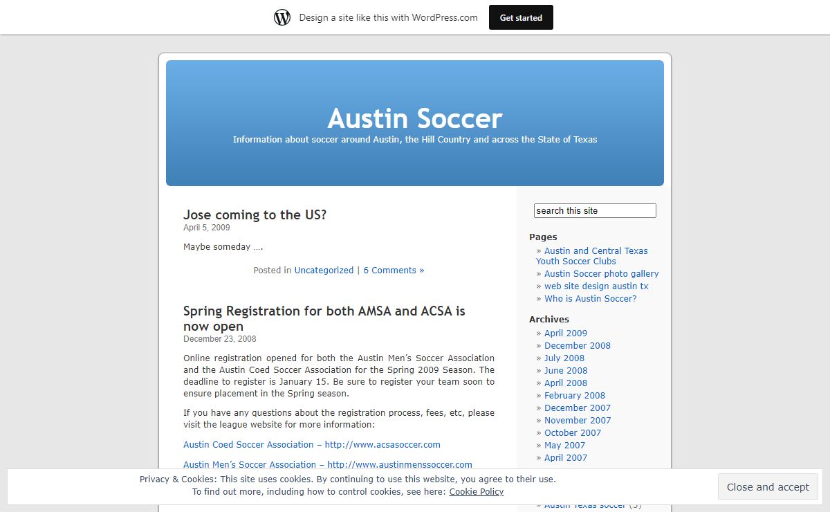Austin Soccer | Information about soccer around Austin, the Hill Country and across the State of Texas