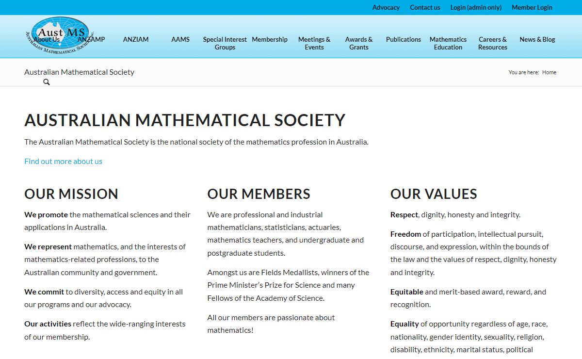 Australian Mathematical Society - Australian Mathematical Society