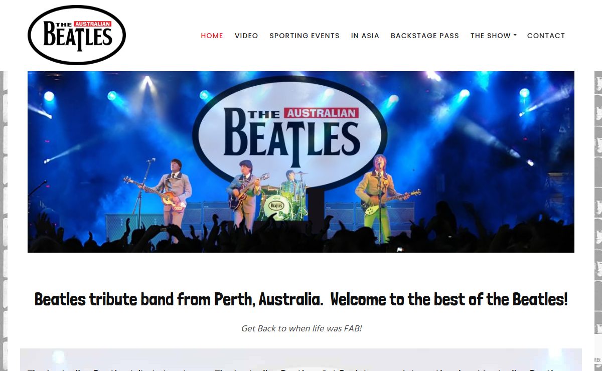 Beatles Tribute Band: The Australian Beatles Show from Perth
