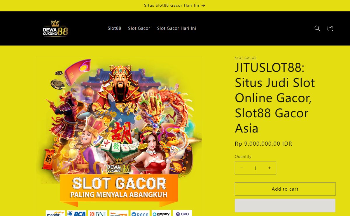 JITUSLOT88: Situs Judi Slot Online Gacor, Slot88 Gacor Asia