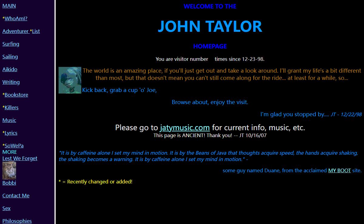 John Taylor's Home Page