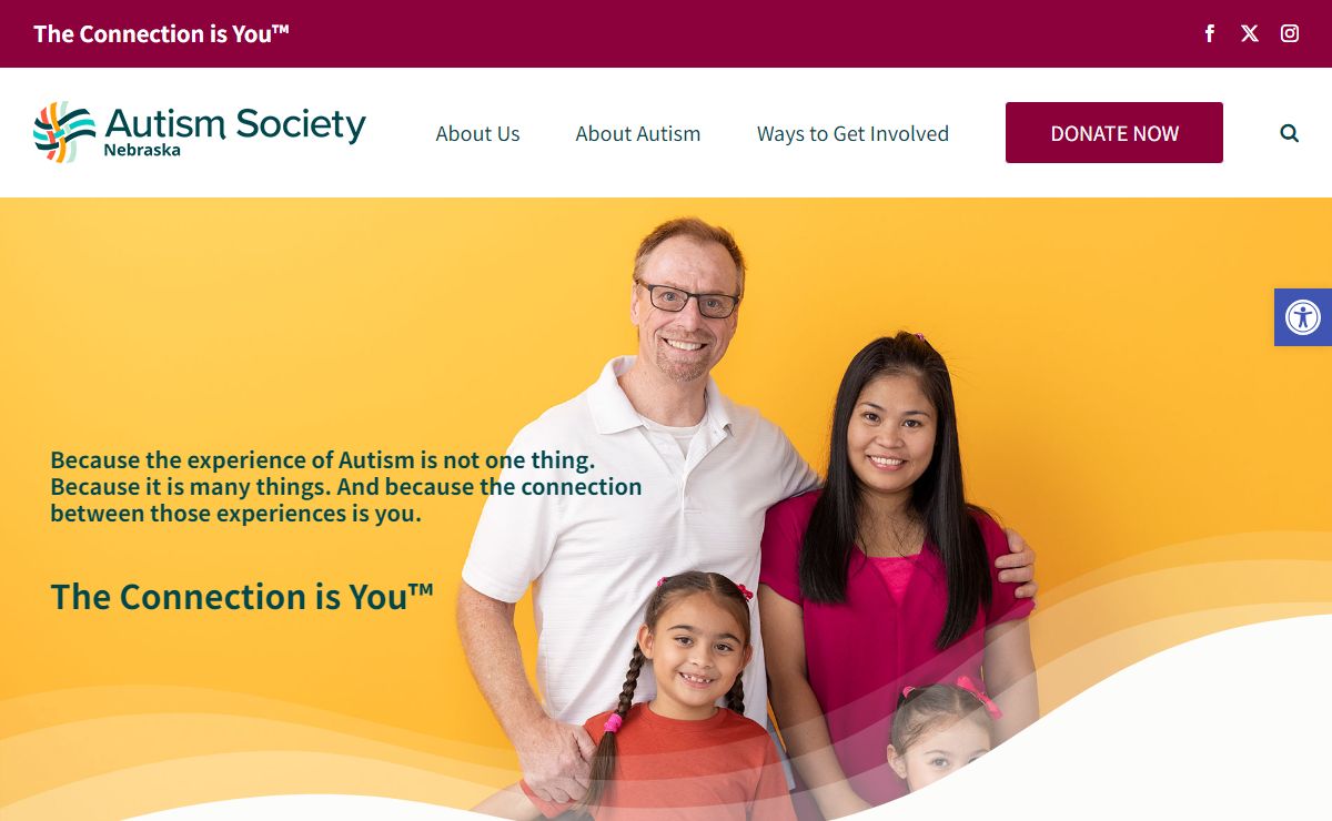 Autism Society of Nebraska - The Connection is You™