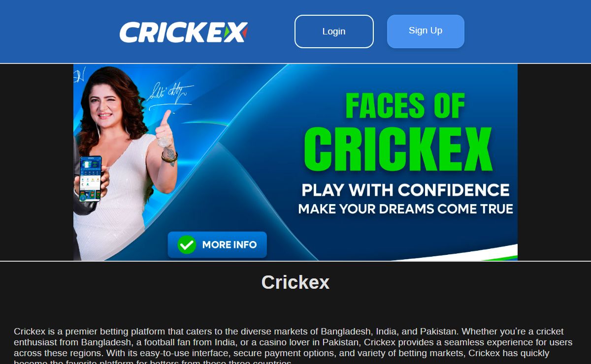 Crickex App - Login, Sign Up & Bet Live on ক্যাসিনো and Cricket Matches