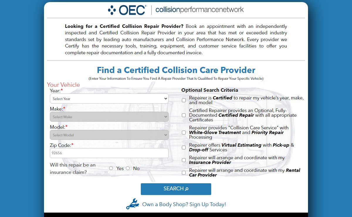 Certified Collision Care Provider