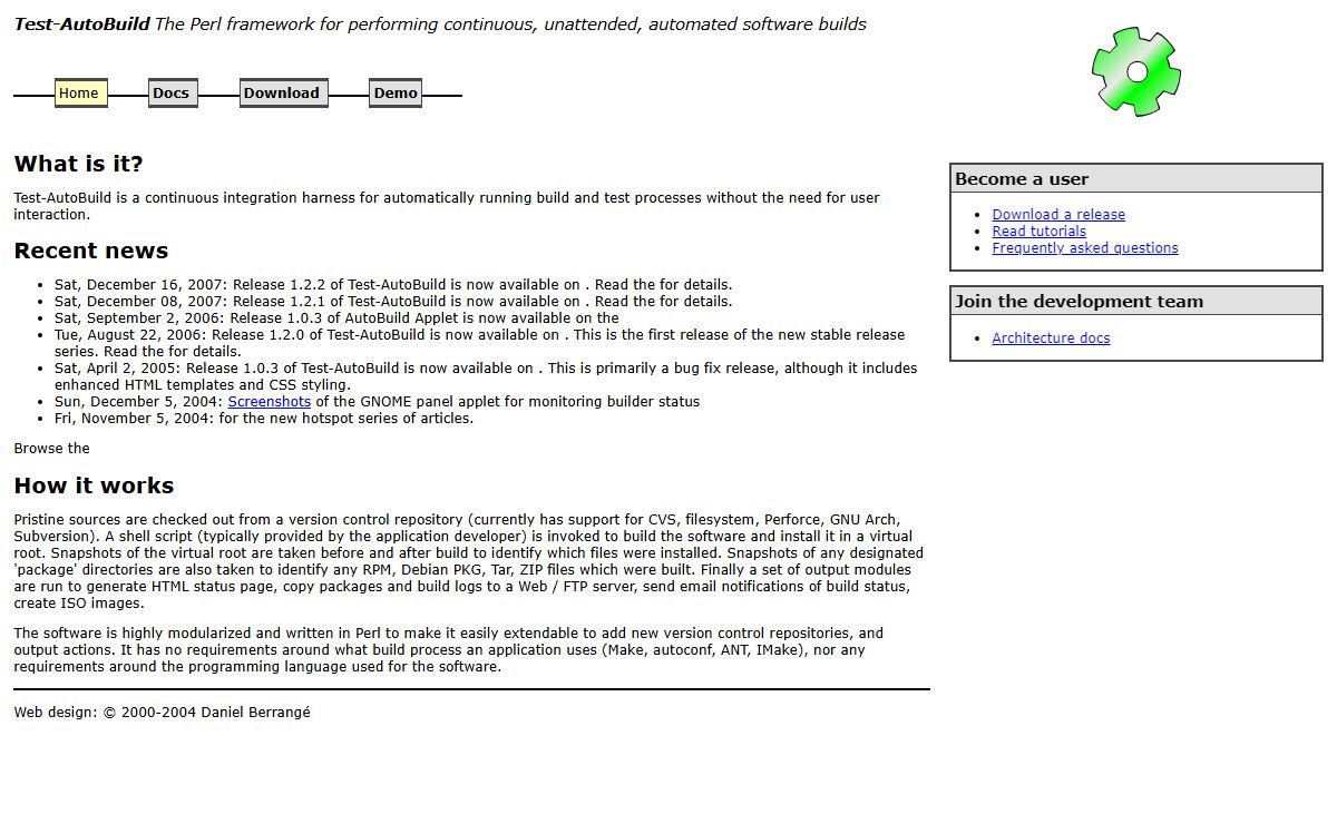 Test-AutoBuild: Home