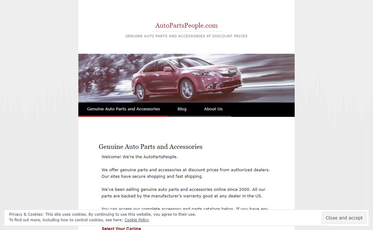AutoPartsPeople.com | Genuine Auto Parts and Accessories at Discount Prices