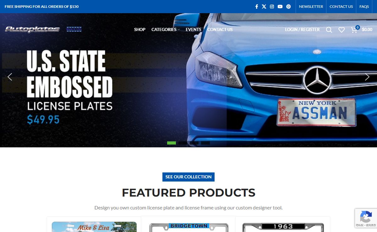 Custom License Plates, Personalized License Plate Frames