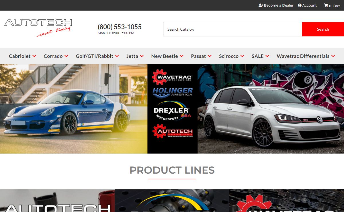 Autotech: Volkswagen & Audi Performance Parts and Drivetrain Products for Sports Cars