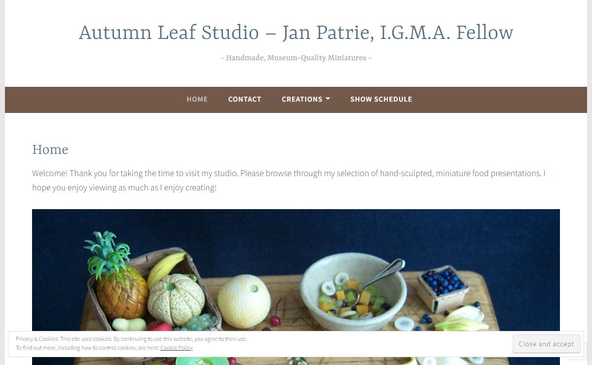 Autumn Leaf Studio – Jan Patrie, I.G.M.A. Fellow – Handmade, Museum-Quality Miniatures