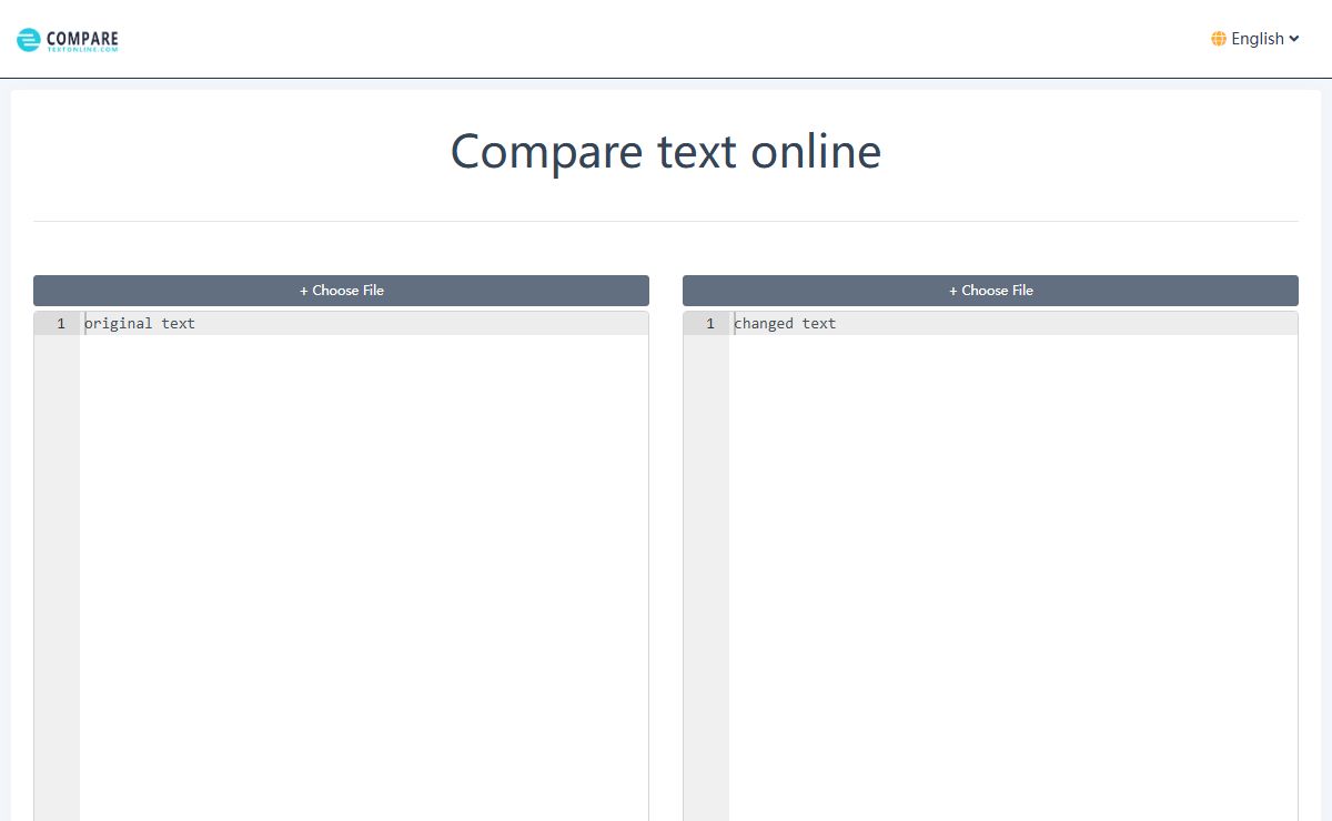 Compare text online