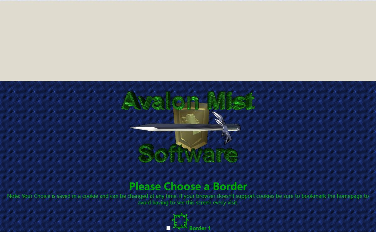 Avalon Mist Software: Specializing in freeware games and applications made with Mutlimedia Fusion