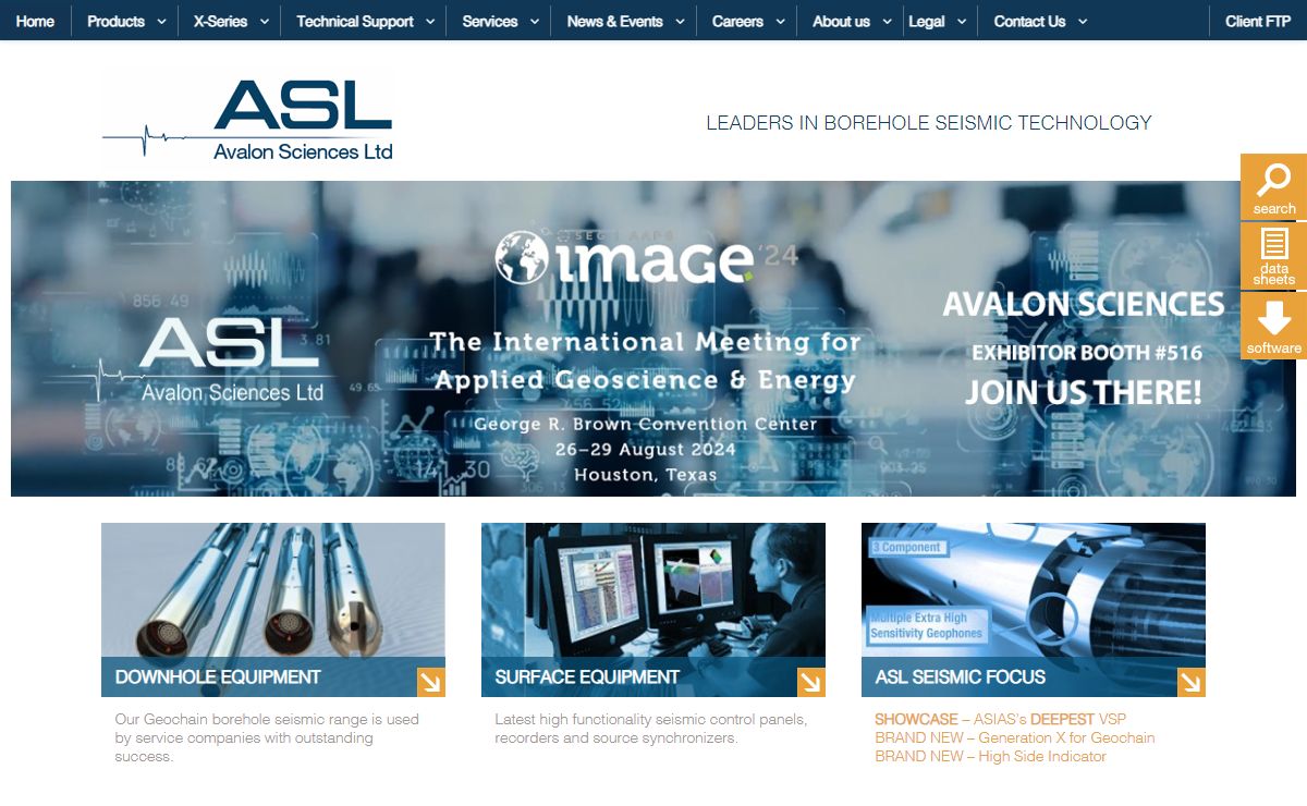 Avalon Sciences Ltd - Leaders in borehole seismic technology