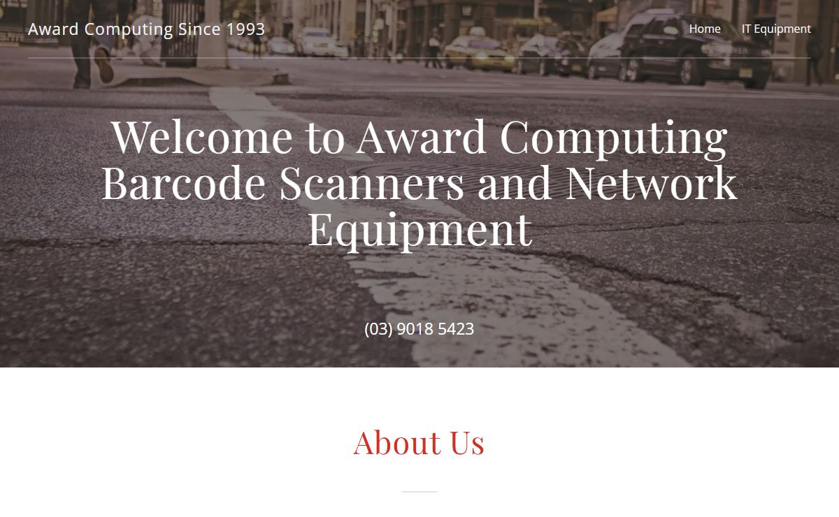 Award Computing - barcode scanners, network equipment, used network equipment