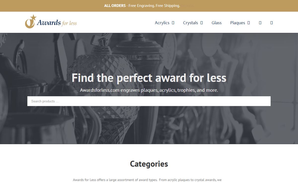 Welcome - Awards for Less