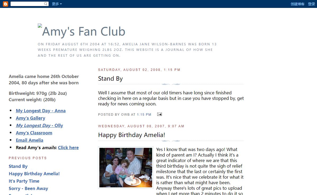 Amy's Fan Club