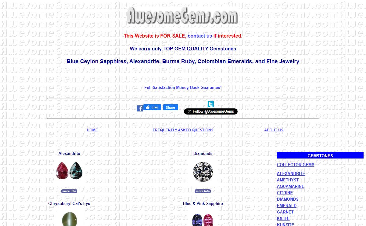 AwesomeGems.com - Blue Ceylon Sapphire Alexandrite Burma Ruby Colombian Emerald Loose Natural Untreated Gemstones Fine Jewelry