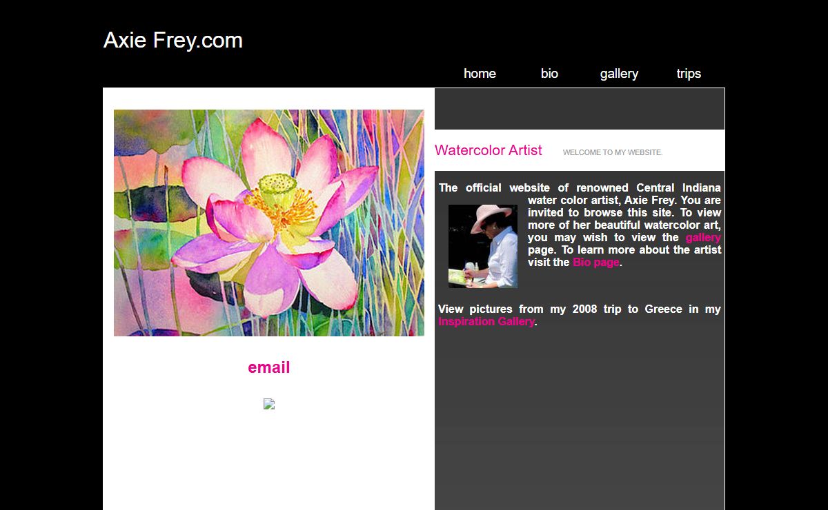 Watercolor Artist Axie Frey's Official Web Site
