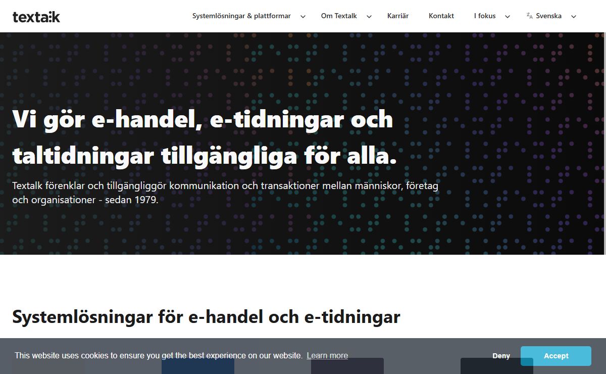 Textalk - e-tidningar, e-handel & webshop för alla