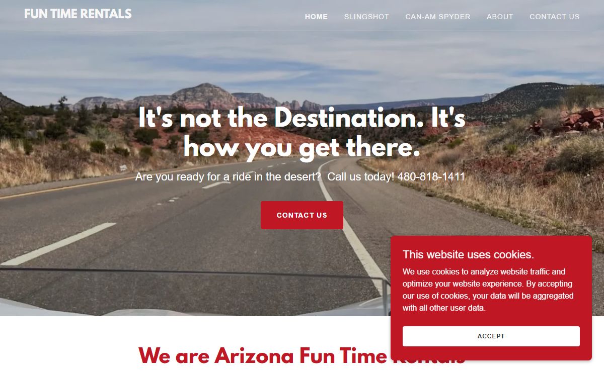 Arizona Fun Time Rentals | Can-Am Spyder and Polaris Slingshot Rentals in Phoenix AZ