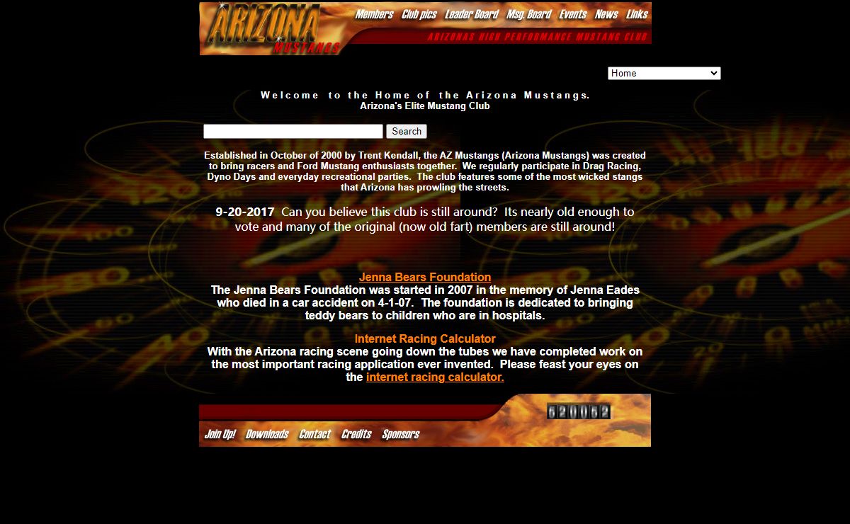 Arizona Mustangs Homepage