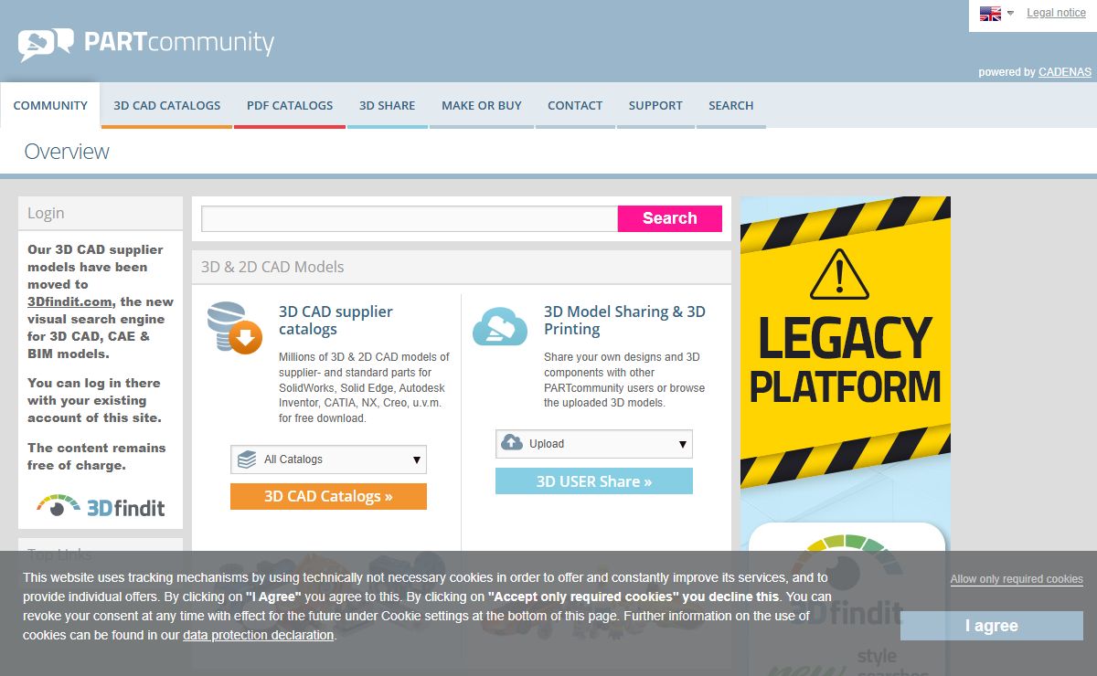 3D CAD Models Community - PARTcommunity - 3D & 2D CAD Models