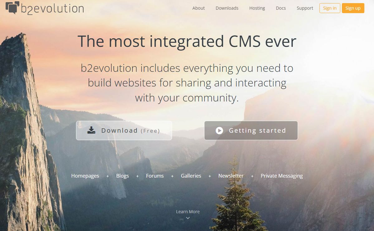 b2evolution blog/social CMS - A complete engine for your website!