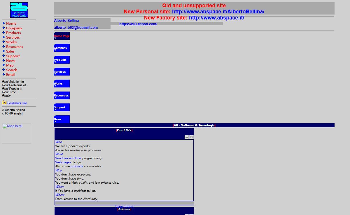 Home Page of Bellina Alberto