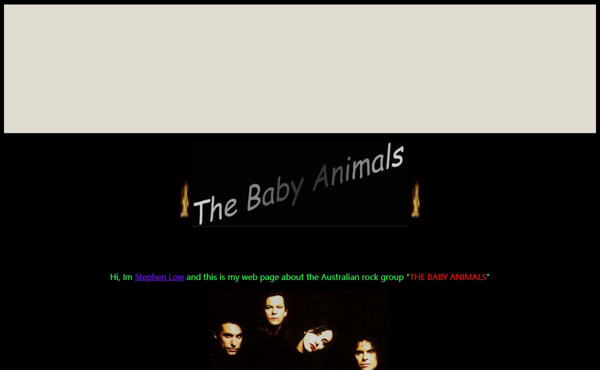 The Baby Animals