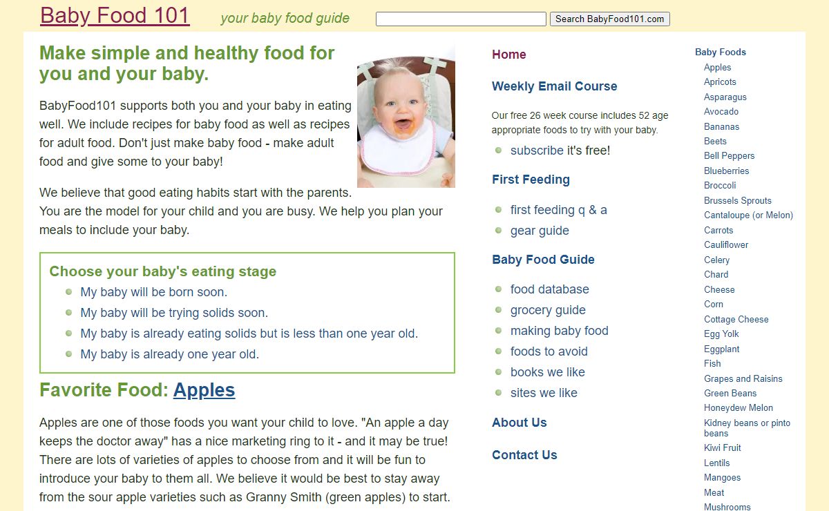 Baby Food 101: Simple and healthy food for you and your baby