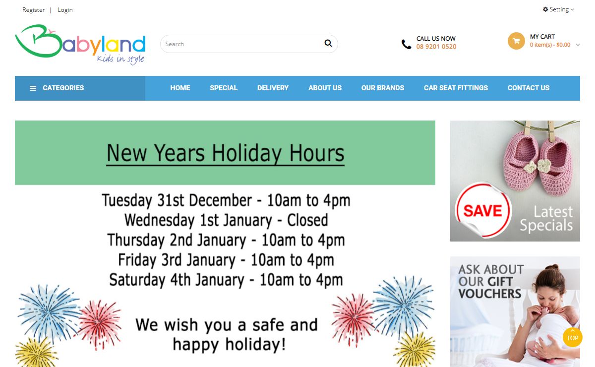 Babyland: Prams, Car Seats, Nursery Furniture & Feeding | Perth Baby Store