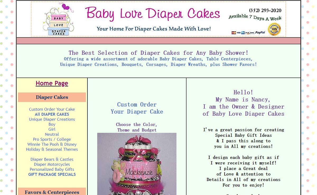 Baby Love Diaper Cakes ♥ Shower Gifts ♥ FREE Shipping