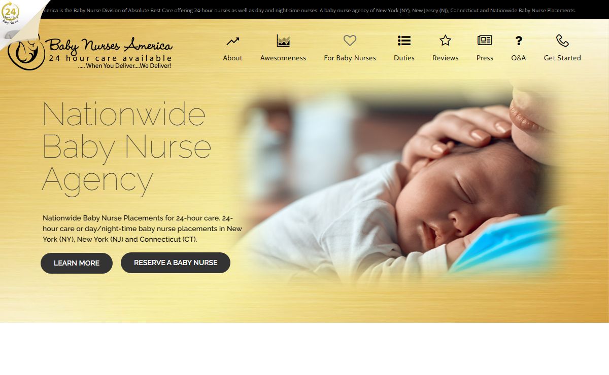 Baby Nurses America – 24-hour Newborn Care Specialist